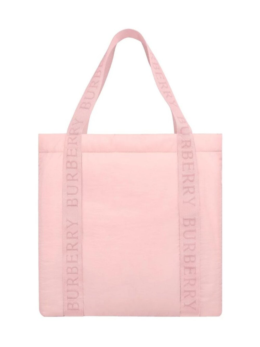 BURBERRY Logo Light Pink Tote Bag NEW